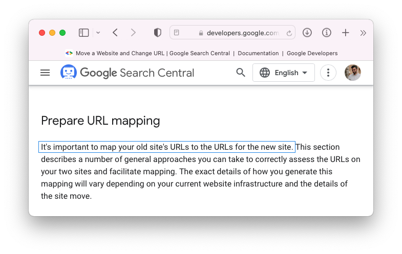 A Google szerint fontos, hogy a régi webhely URL-jeit hozzárendeljük az új webhely URL-jeihez. Ezt hívjuk URL mapping-nek.