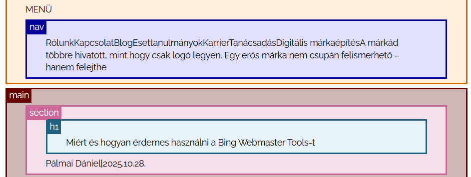 Szemantikus HTML